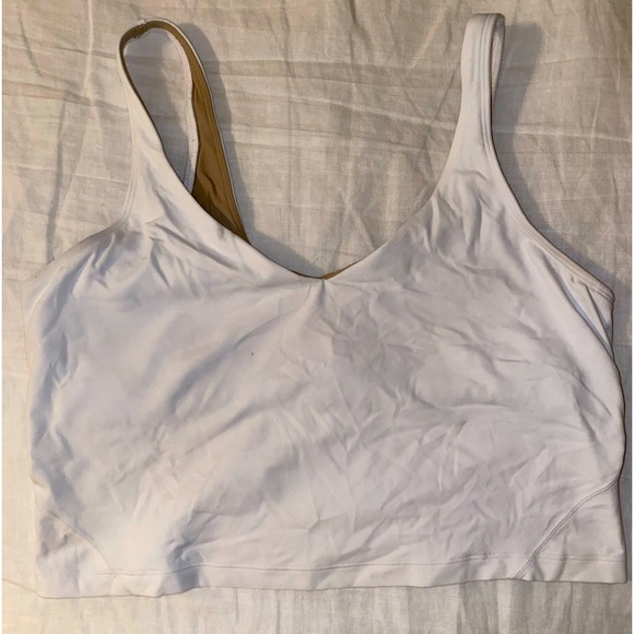 lululemon athletica Tops - White lululemon cropped tank